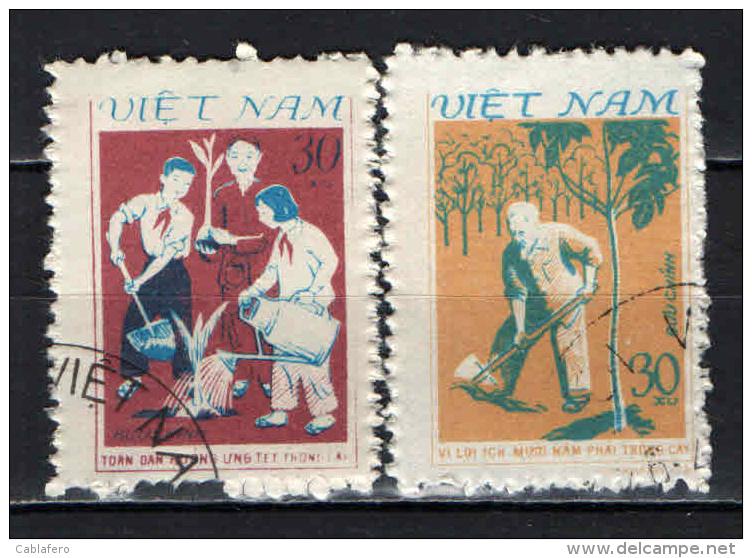 VIETNAM - 1981 - PIANTUMAZIONE DEGLI ALBERI - USATI - Vietnam