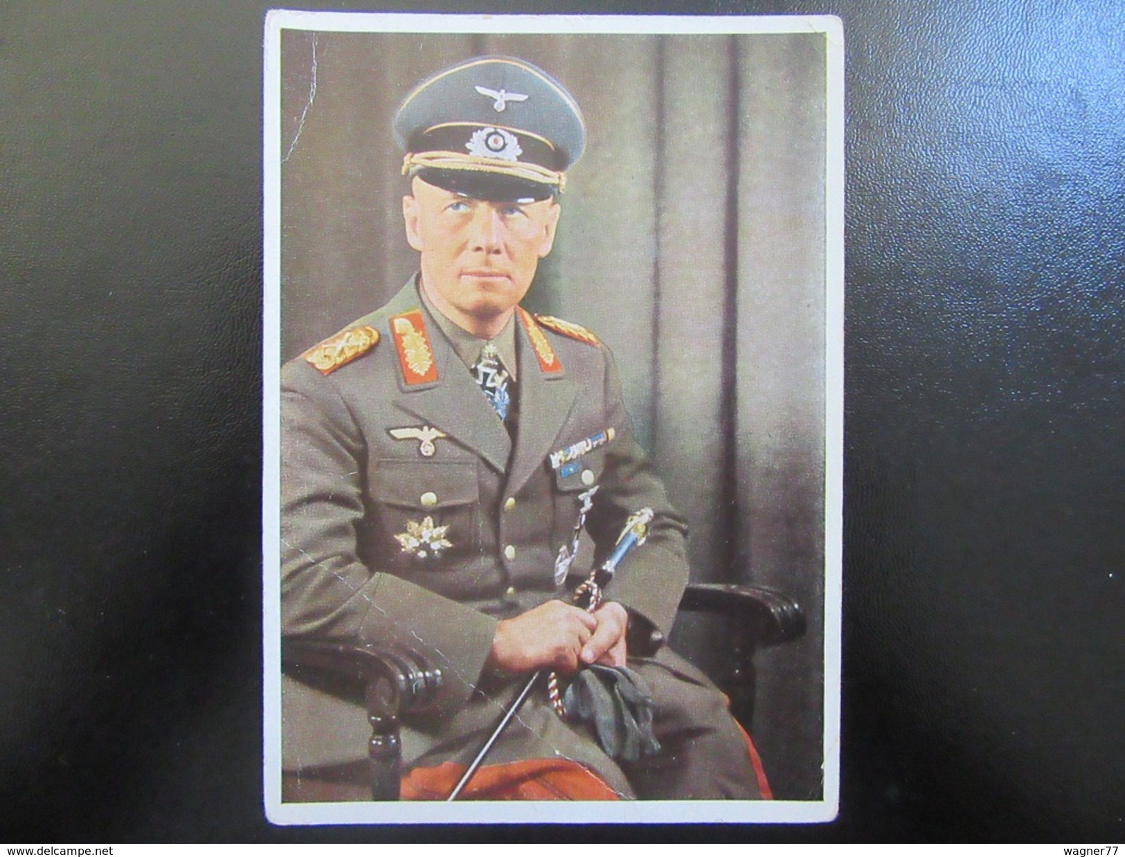 Postkarte Erwin Rommel - Heinrich Hoffmann - RRR - Erhaltung II (siehe Bilder) - Briefe U. Dokumente