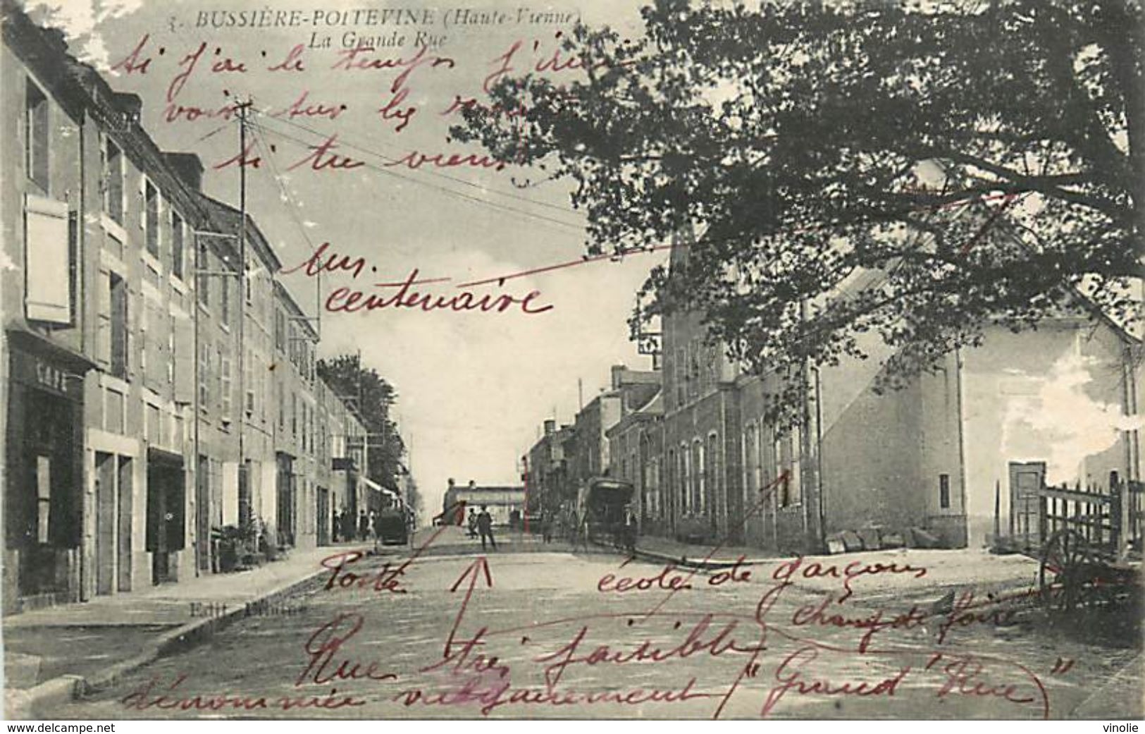 PIE 17.Des V-4900 : BUSSIERE-POITEVINE LA GRANDE RUE - Bussiere Poitevine