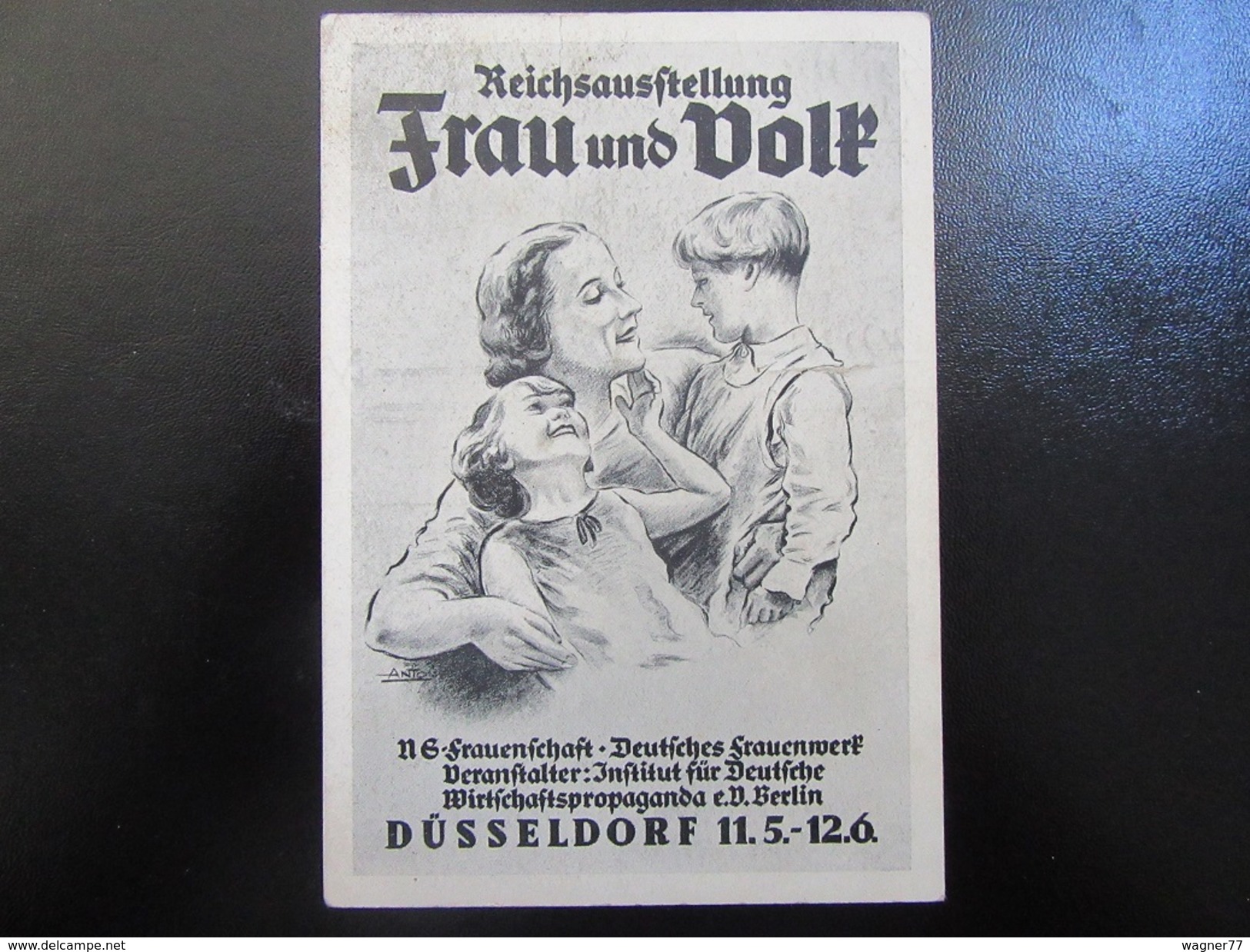 Postkarte Ausstellung "Frau Und Volk" Düsseldorf - Erhaltung I-II - Lettres & Documents