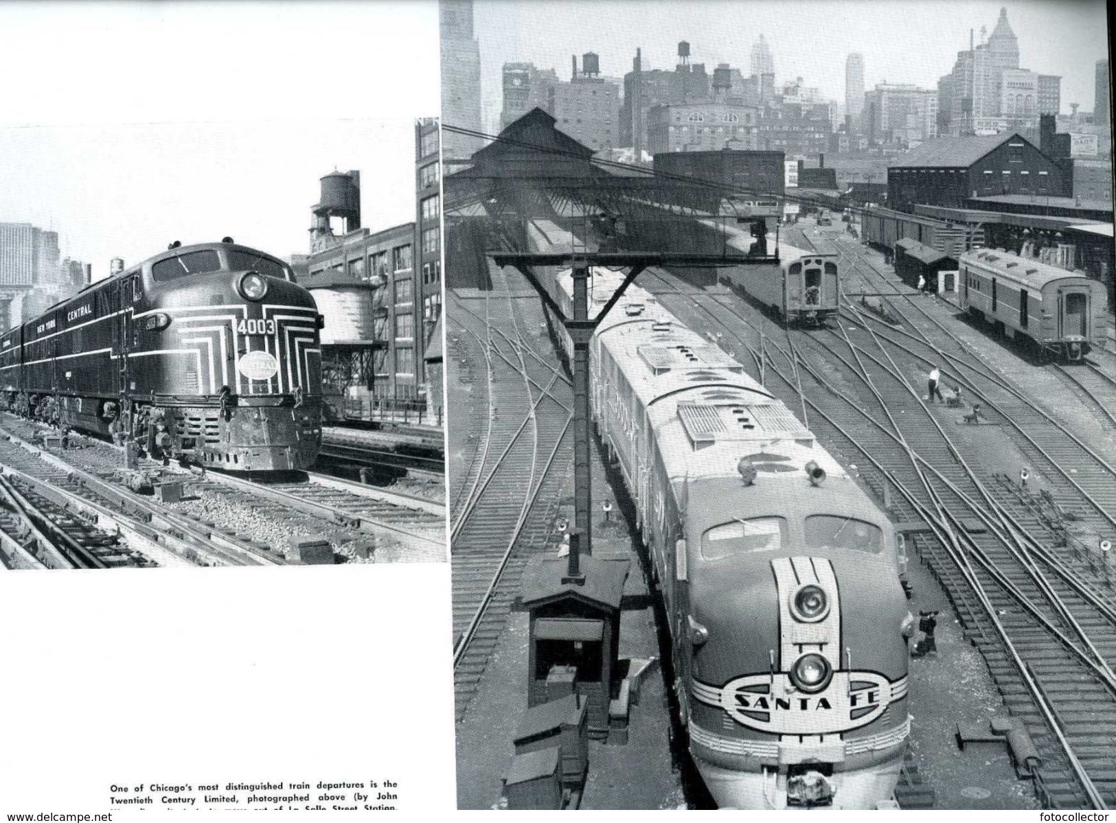 Trains Album Of Railroad Photographs N° 18 : Railroads Of Chicago (USA) - Autres & Non Classés