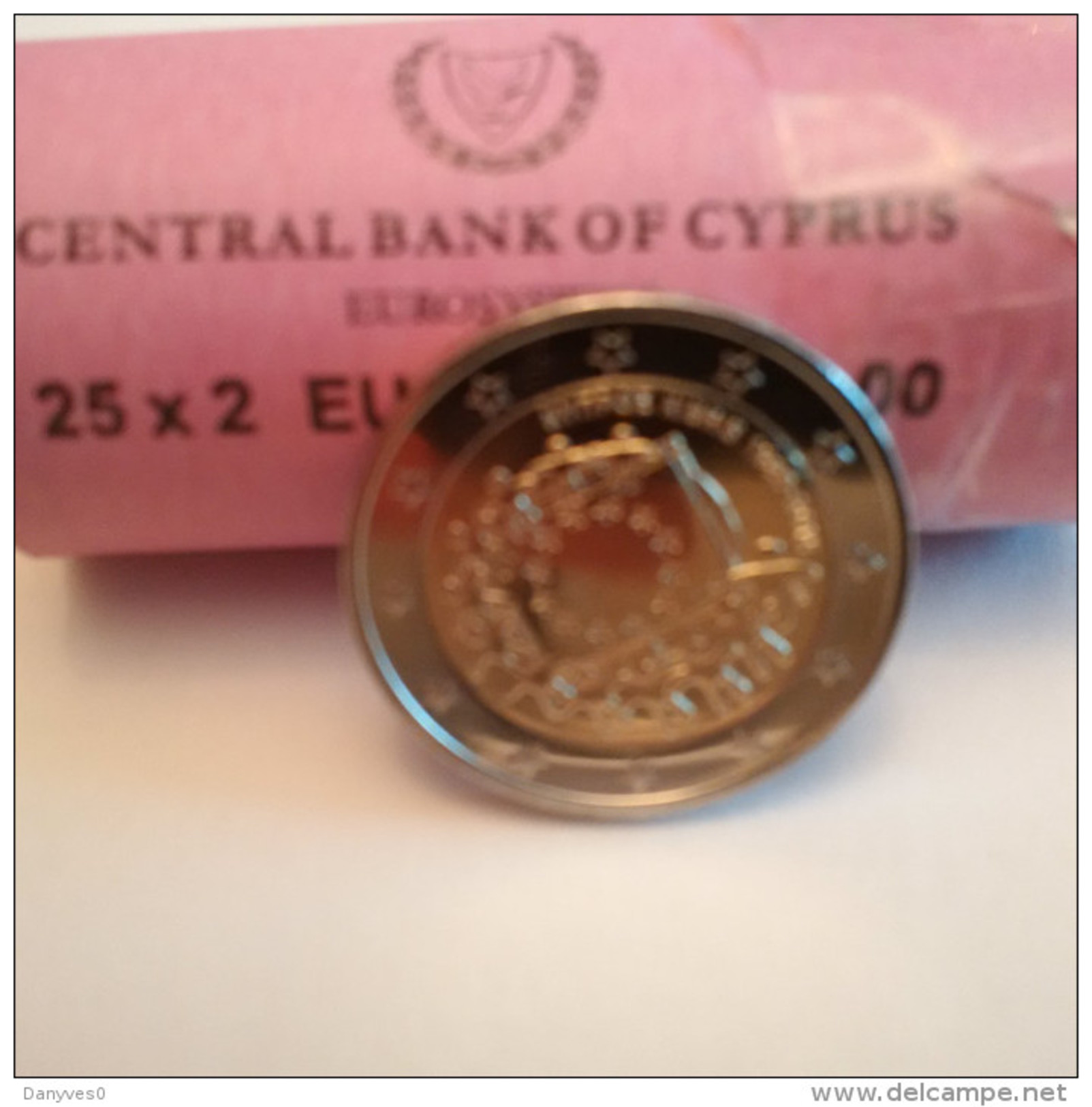 Pièce Commémorative 2 Euros Chypre 2015 "  30 Ans Du Drapeau Européen " - Cyprus