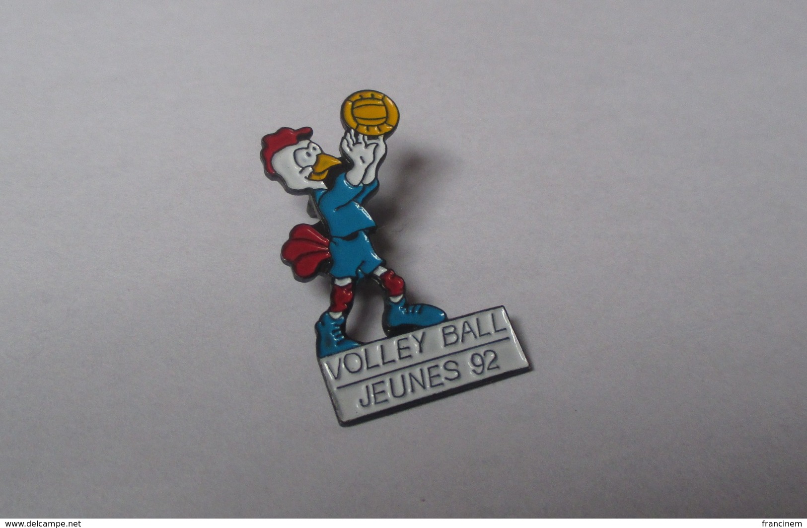 Pin's Volley Ball / Jeunes 1992 (mascotte) - Volleyball