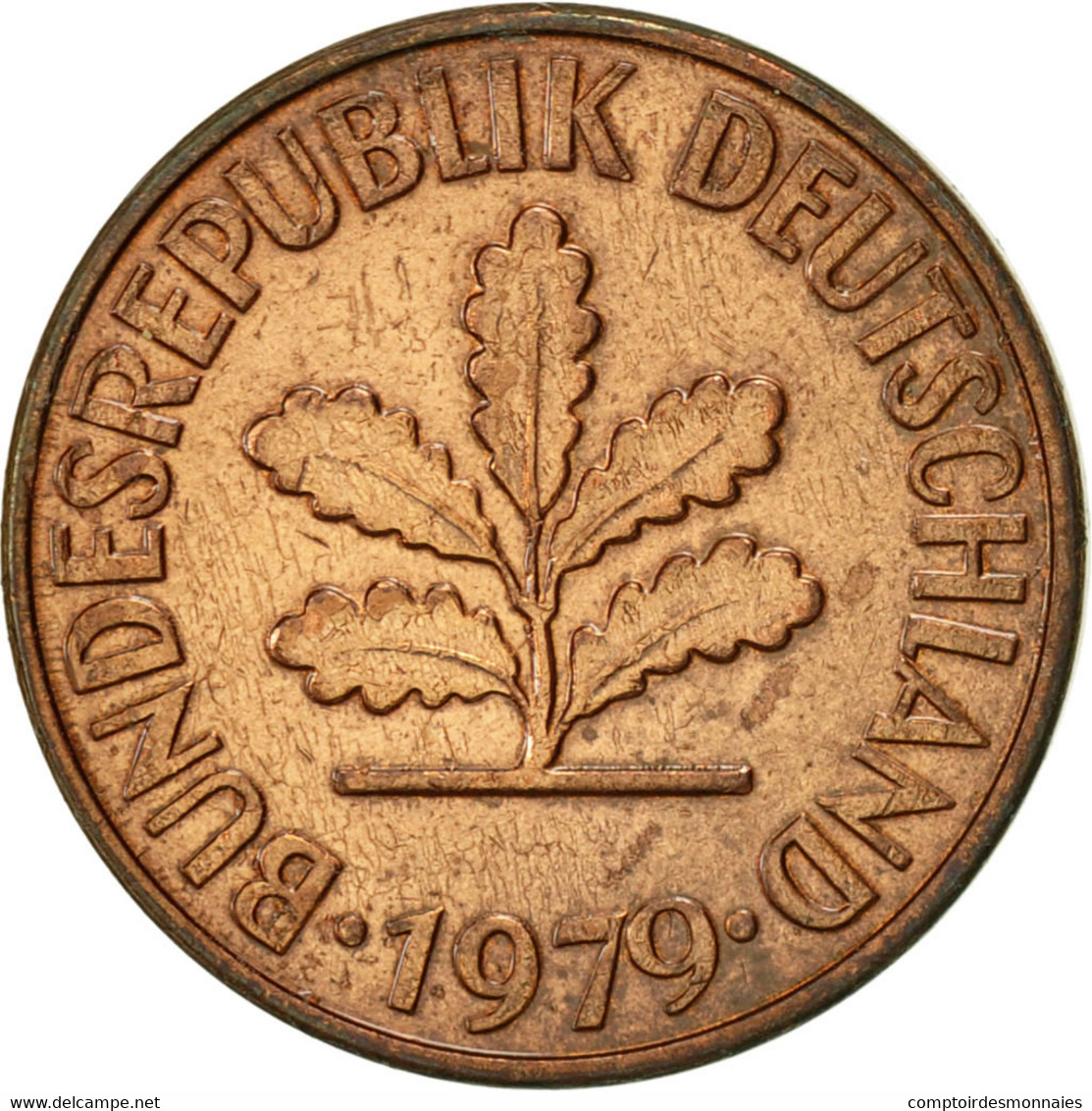 Monnaie, République Fédérale Allemande, 2 Pfennig, 1979, Munich, TTB+, Copper - 2 Pfennig