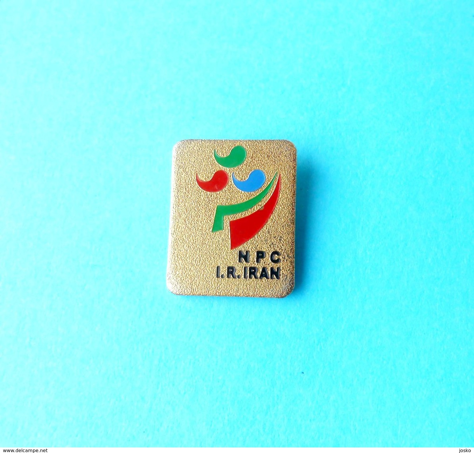 ISLAMIC REPUBLIC OF IRAN NOC - NATIONAL PARALYMPIC COMMITTEE ( NPC ) Pin Badge # 1 Olympic Games Jeux Olympiques Olympia - Olympic Games