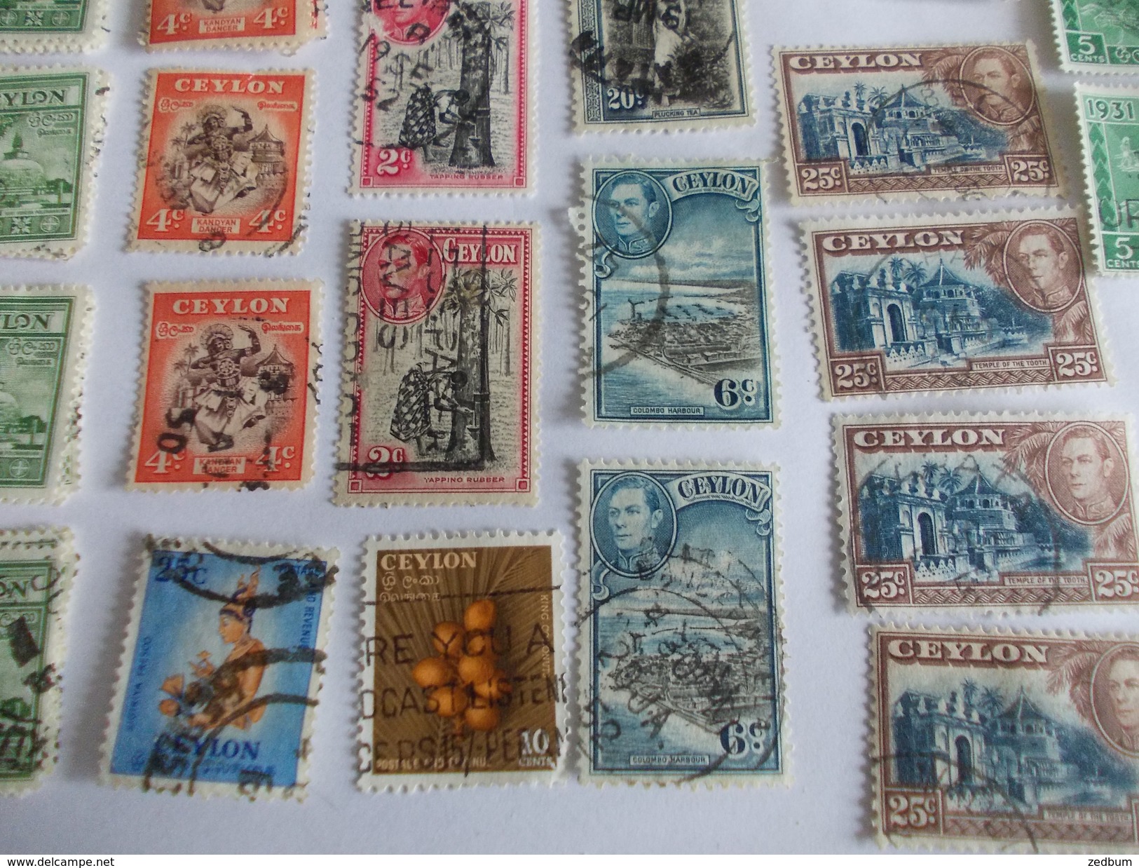 TIMBRE Ceylan Valeur 35.85 &euro; - Sri Lanka (Ceilán) (1948-...)