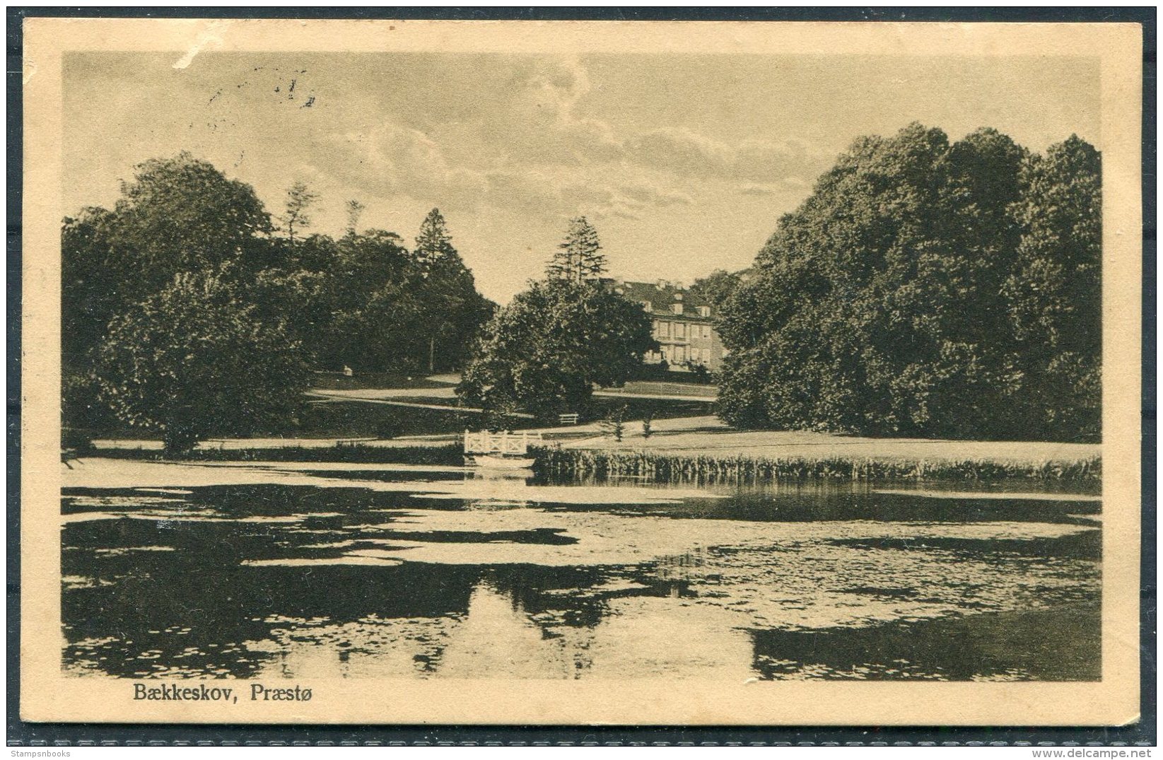 1931 Denmark Baekkeskov Praesto Postcard, Kirkens Korsaer Charity Staunstrup UDS - Covers & Documents