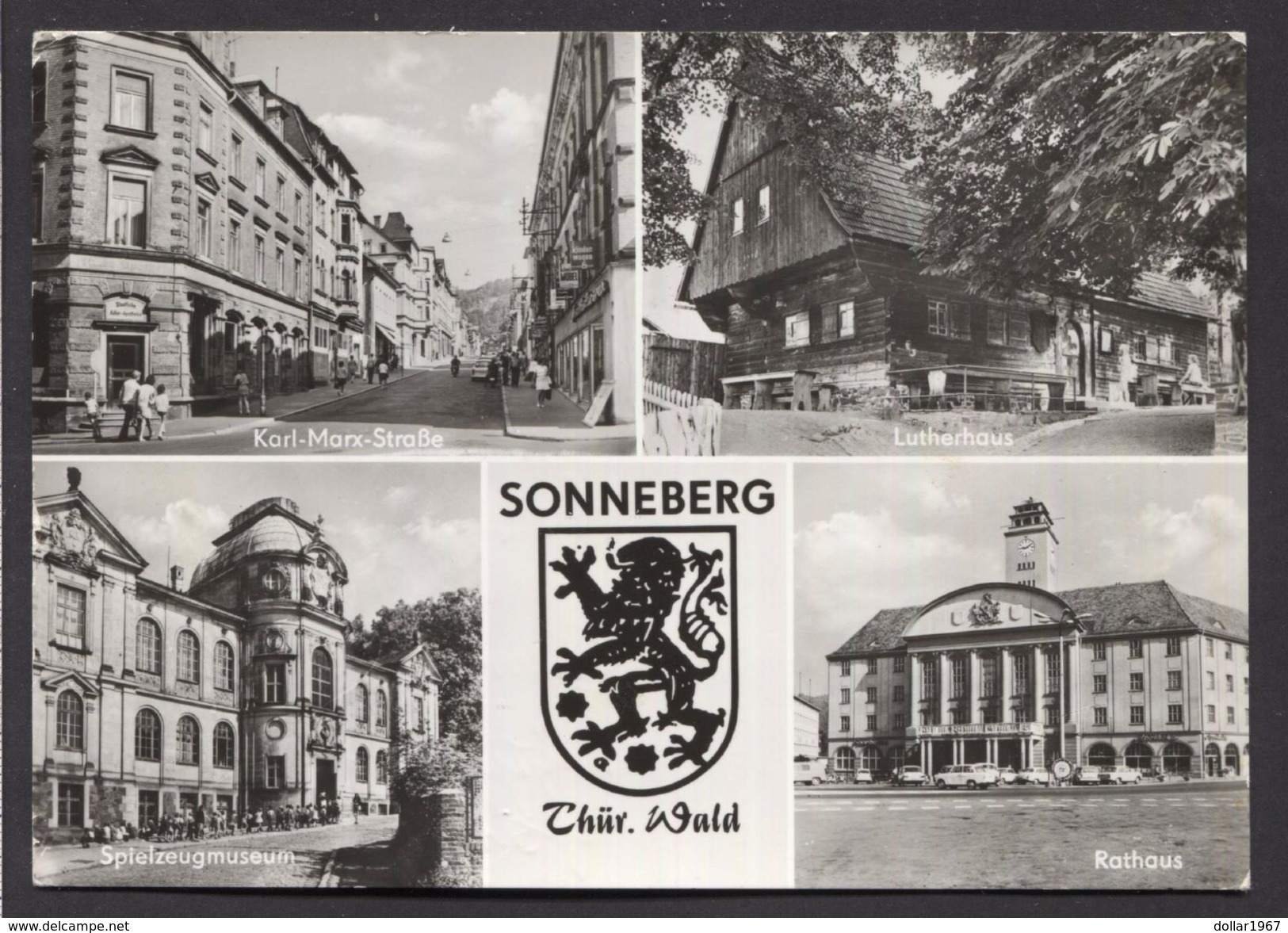 Sonneberg In Thüringen, Ansicht Vom Thur. Wald 11-8-1978 -  Used  - See The 2 Scans For Condition.( Originalscan !!! ) - Sonneberg