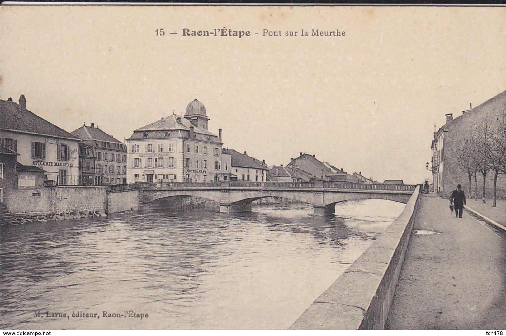 88----RARE---RAON-L'ETAPE---pont Sur La Meurthe--voir 2 Scans - Raon L'Etape