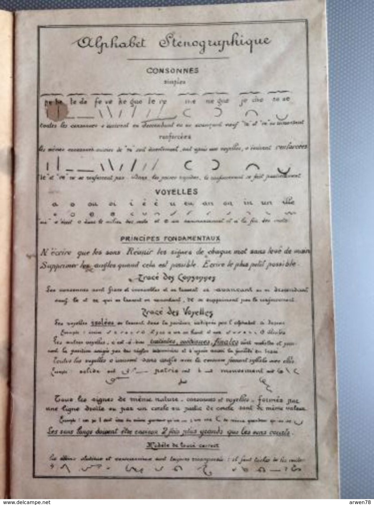 Traite De Stenographie Canton Par Paul Domy - Über 18