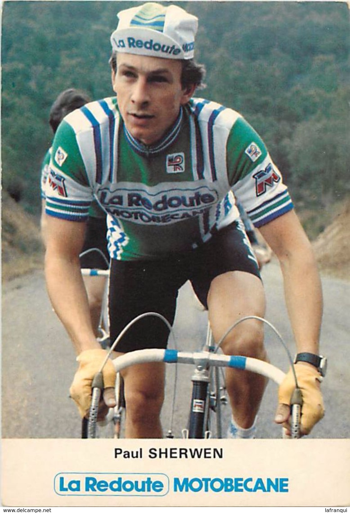 -ref V589 - Sports -cyclisme - Coureur Cycliste - La Redoute - Motobecane  - Paul Sherwen   - - Cyclisme