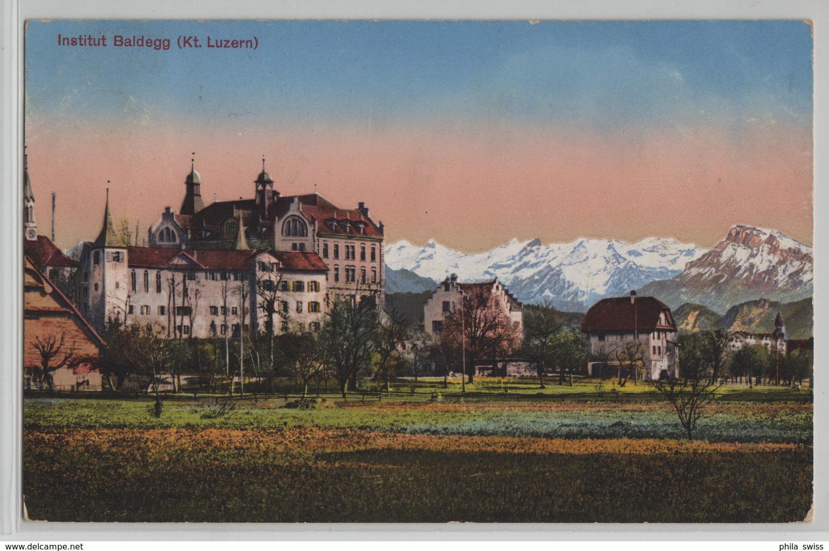 Institut Baldegg Luzern - Photoglob No. 01970 - Lucerne