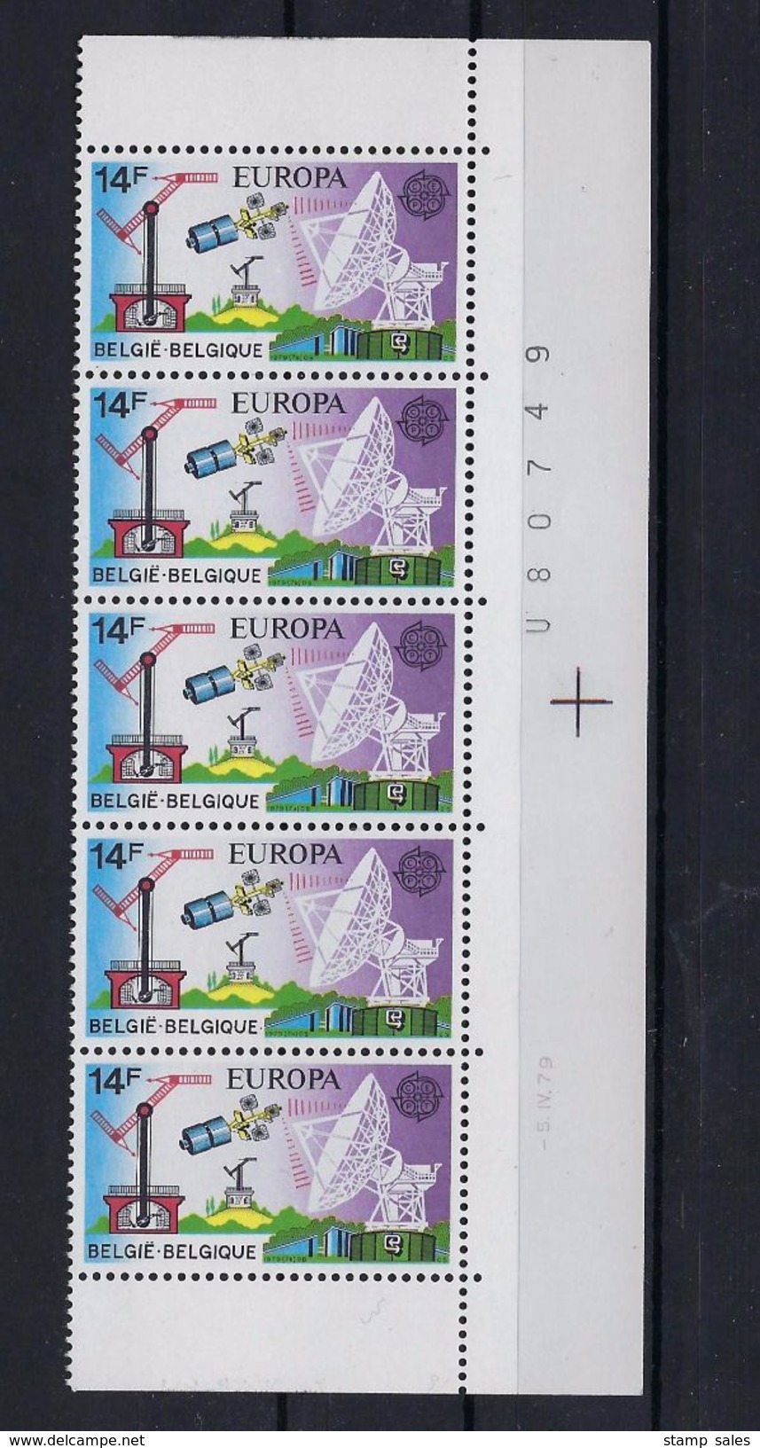 N°1931 Datumstrook 5IV79 Onpaar MNH ** POSTFRIS ZONDER SCHARNIER COB &euro; 12,50 SUPERBE - Dated Corners