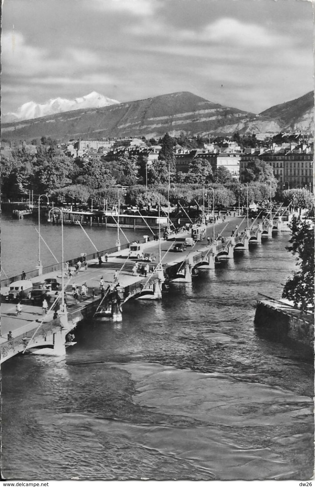 Genève - Pont Du Mont-Blanc - Carte Jaeger N° 7033 - Genève