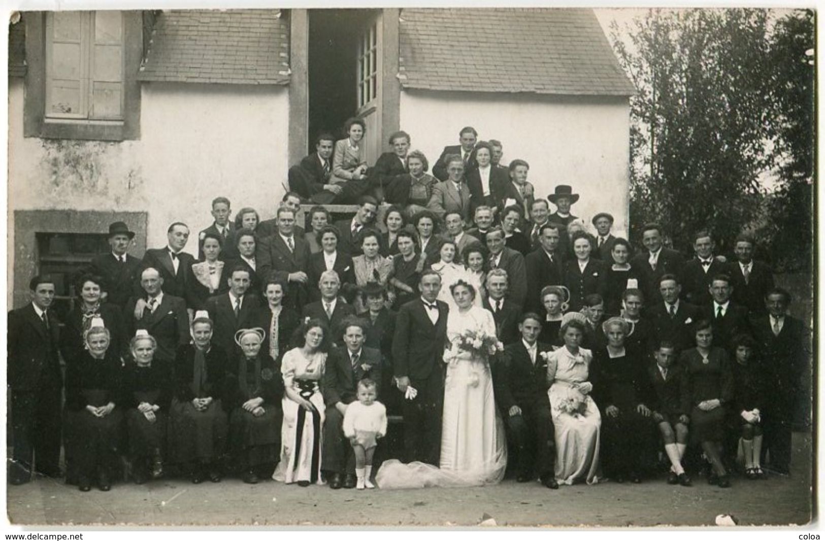 Carte Photographique Mariage Coiffes Quimper Chateaulin - Quimper