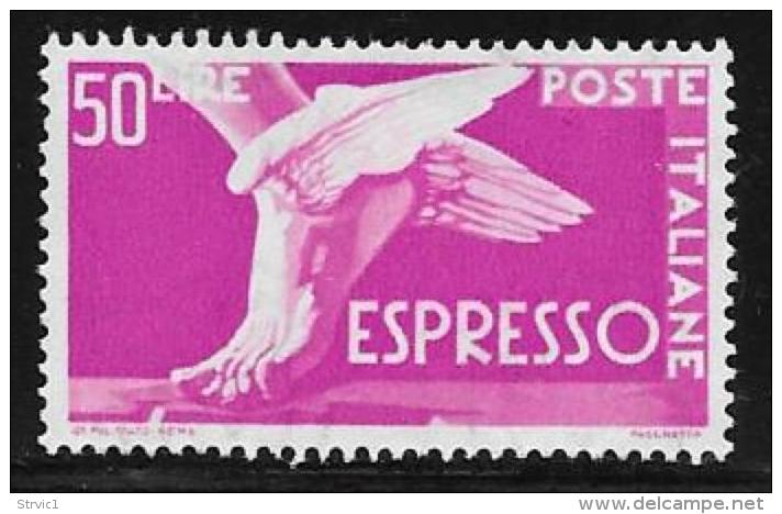 Italy, Scott # E32 Mint Hinged Special Delivery , 1955 - Express/pneumatic Mail