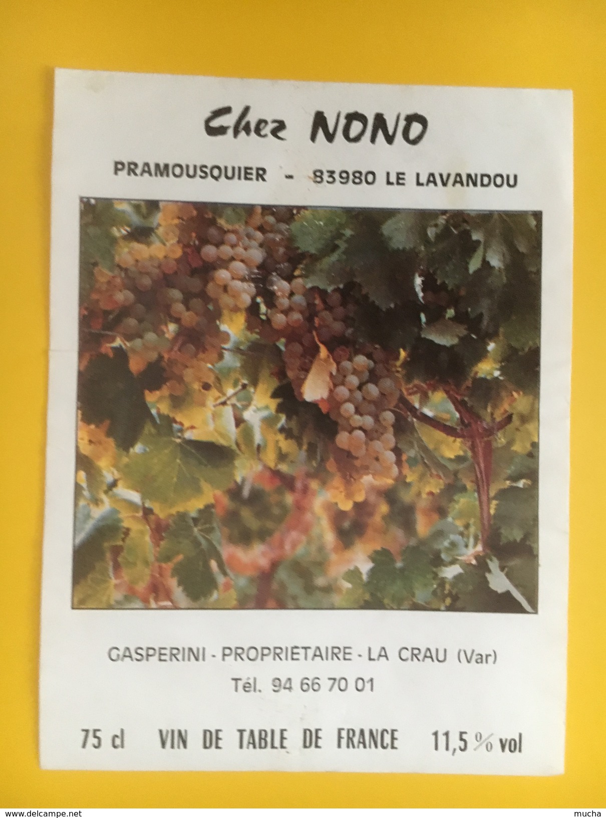 4735 -  Chez Nono Pramousqier Le Lavandou Gasperini Propriétaire La Crau Var - Languedoc-Roussillon
