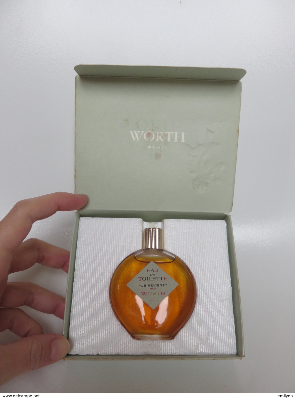 Je Reviens - Worth - FLACON LALIQUE - Eau De Toilette - 30 ML - Miniatures Womens' Fragrances (in Box)