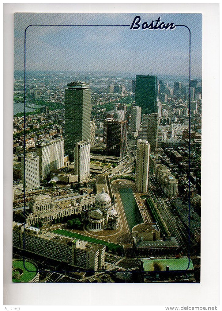 REF 290  : CPM U.S.A. BOSTON Vue Aérienne - Boston