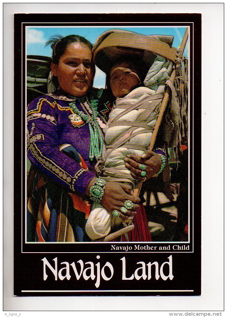 REF 290  : CPM Navajo Land Mother And Child Indian Indien - Autres & Non Classés