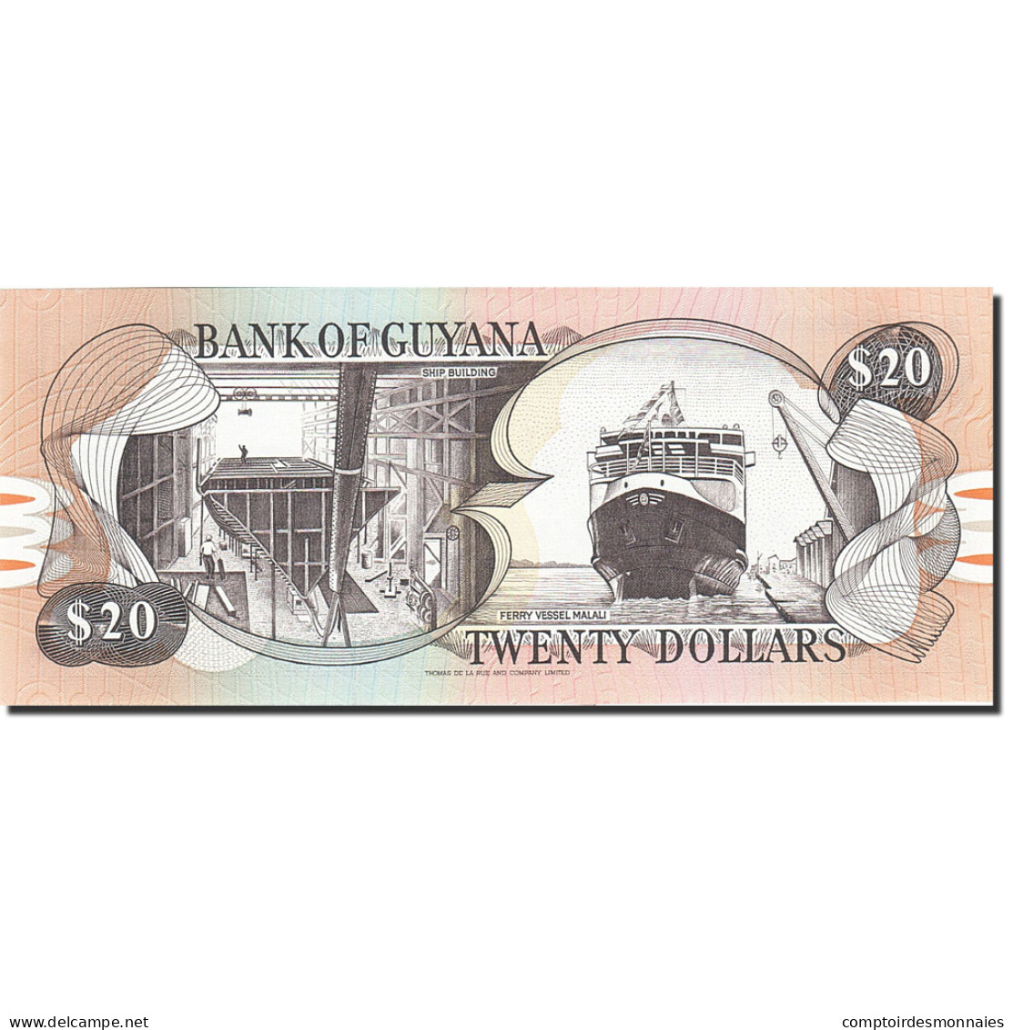 Billet, Guyana, 20 Dollars, 1989-1992, 1989, KM:27, NEUF - Guyana