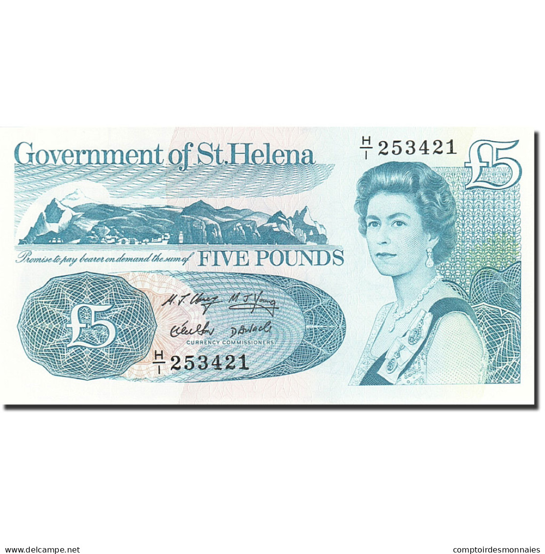 Billet, Saint Helena, 5 Pounds, 1998, Undated (1998), KM:11a, NEUF - Sint-Helena