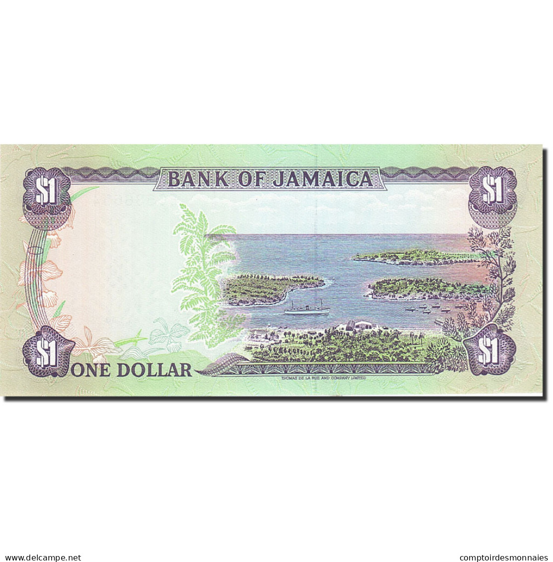 Billet, Jamaica, 1 Dollar, 1985, 1990-01-01, KM:68Ad, NEUF - Jamaique