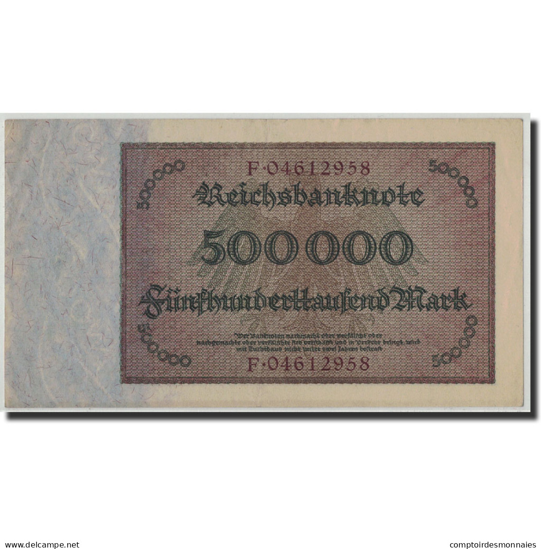 Billet, Allemagne, 500,000 Mark, 1923, 1923-05-01, KM:88a, TTB+ - Bestuur Voor Schulden
