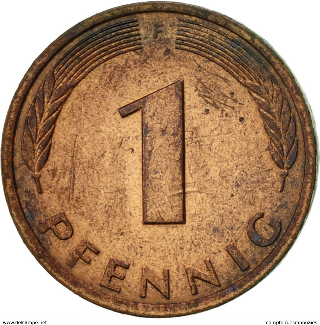 Monnaie, République Fédérale Allemande, Pfennig, 1980, Stuttgart, TTB, Copper - 1 Pfennig