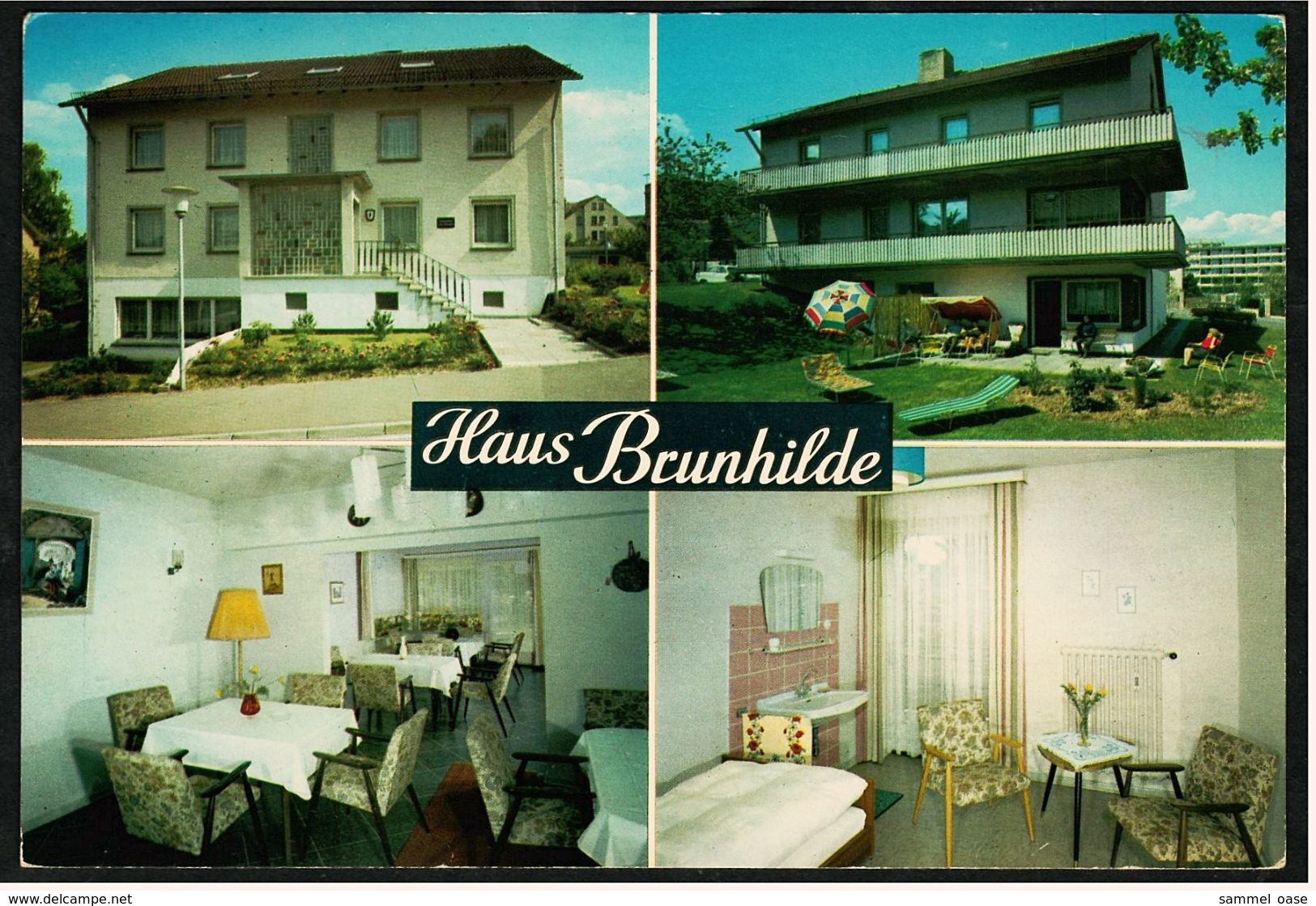 Bad Sooden Allendorf  -  Pension / Fremdenheim Haus Brunhilde  -  Mehrbild-Ansichtskarte Ca. 1970    (7383) - Bad Sooden-Allendorf