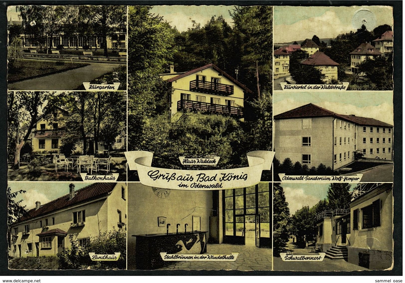 Bad König / Odenwald  -  Mehrbild-Ansichtskarte Ca.1959    (7386) - Bad König