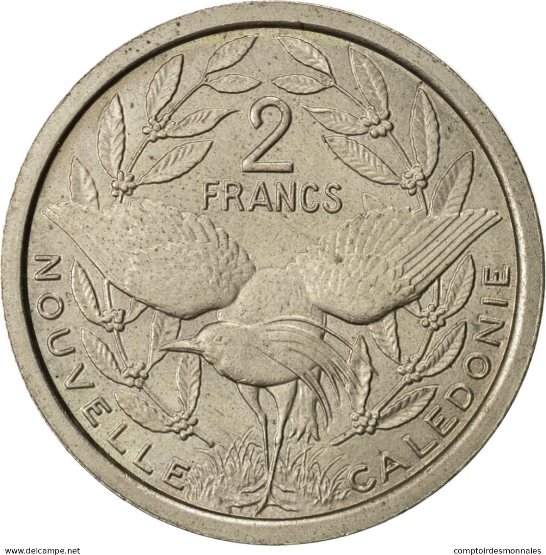 Monnaie, Nouvelle-Calédonie, 2 Francs, 1949, Paris, SUP, Copper-nickel, KM:E9 - Nieuw-Caledonië