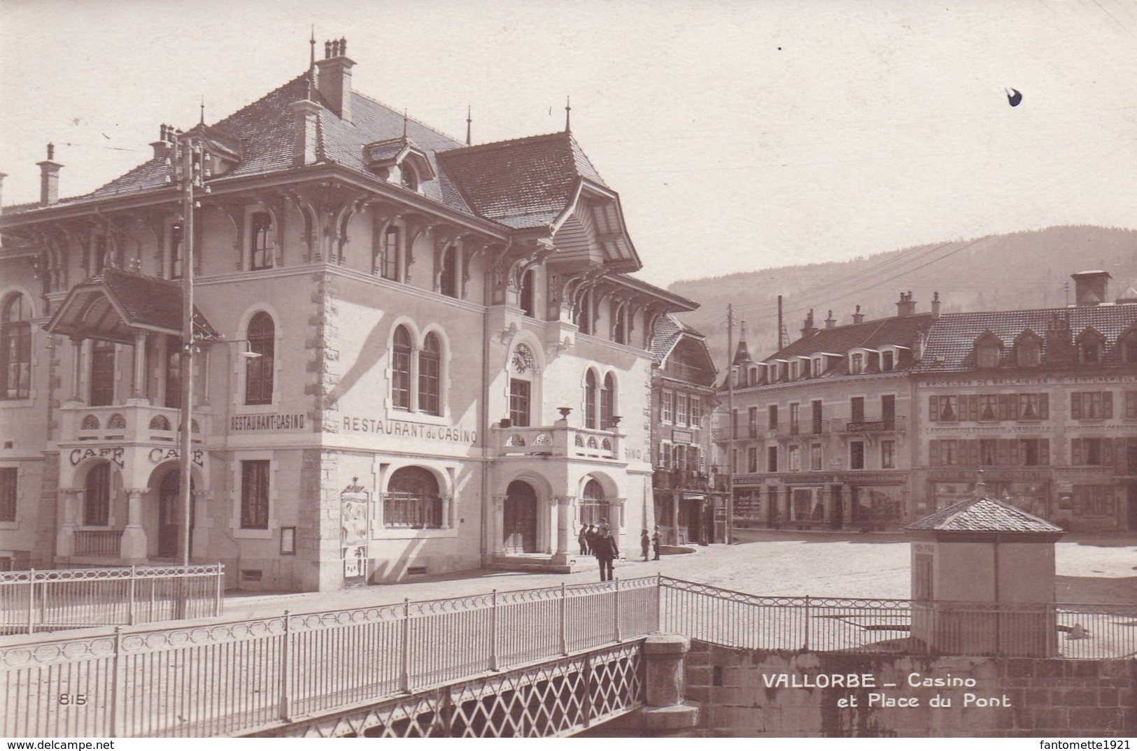 VALLORBE CASINO ET PLACE DU PONT  (dil325) - Orbe