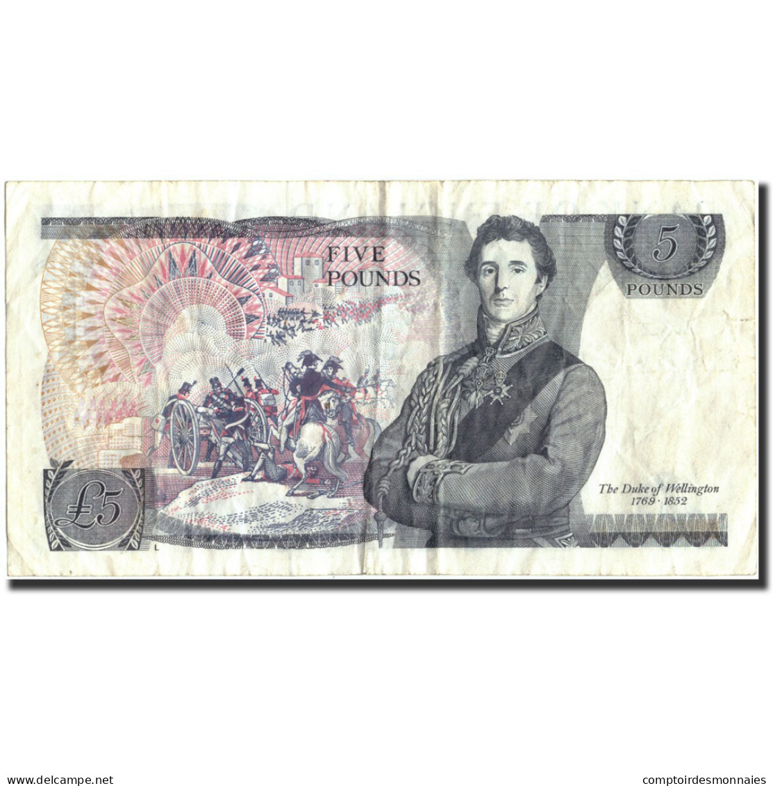 Billet, Grande-Bretagne, 5 Pounds, Undated (1973-80), Undated, KM:378c, TB - 5 Pounds