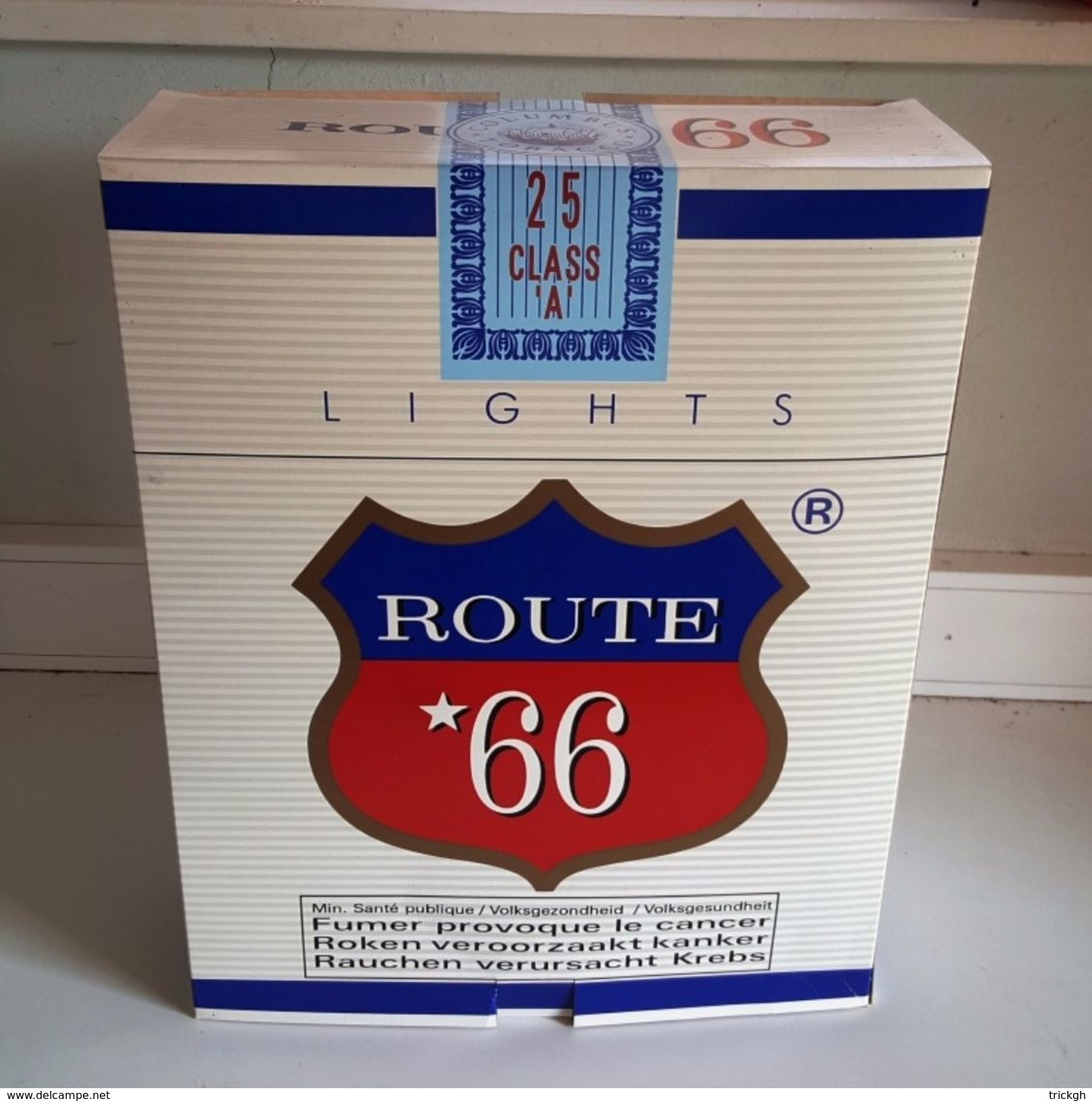 Grote Publidoos Sigaretten Route 66 - Reclame-artikelen
