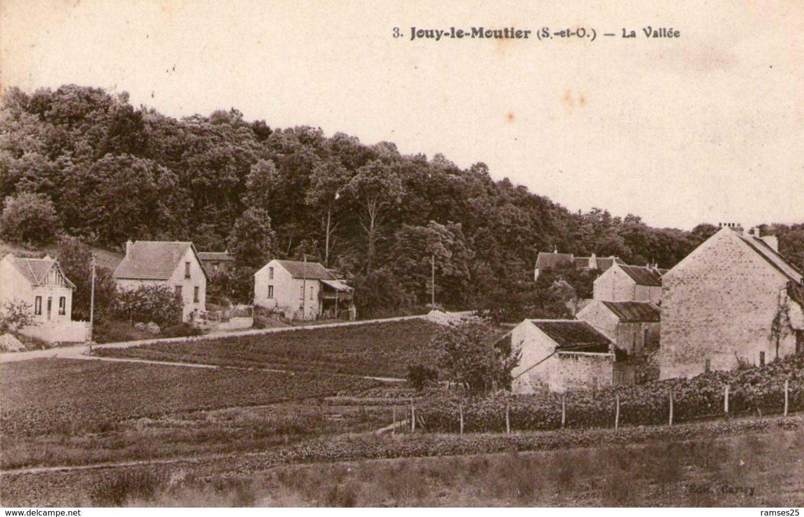 (46)  CPA  Jouy Le Moutier  La Vallée   (Bon Etat) - Jouy Le Moutier
