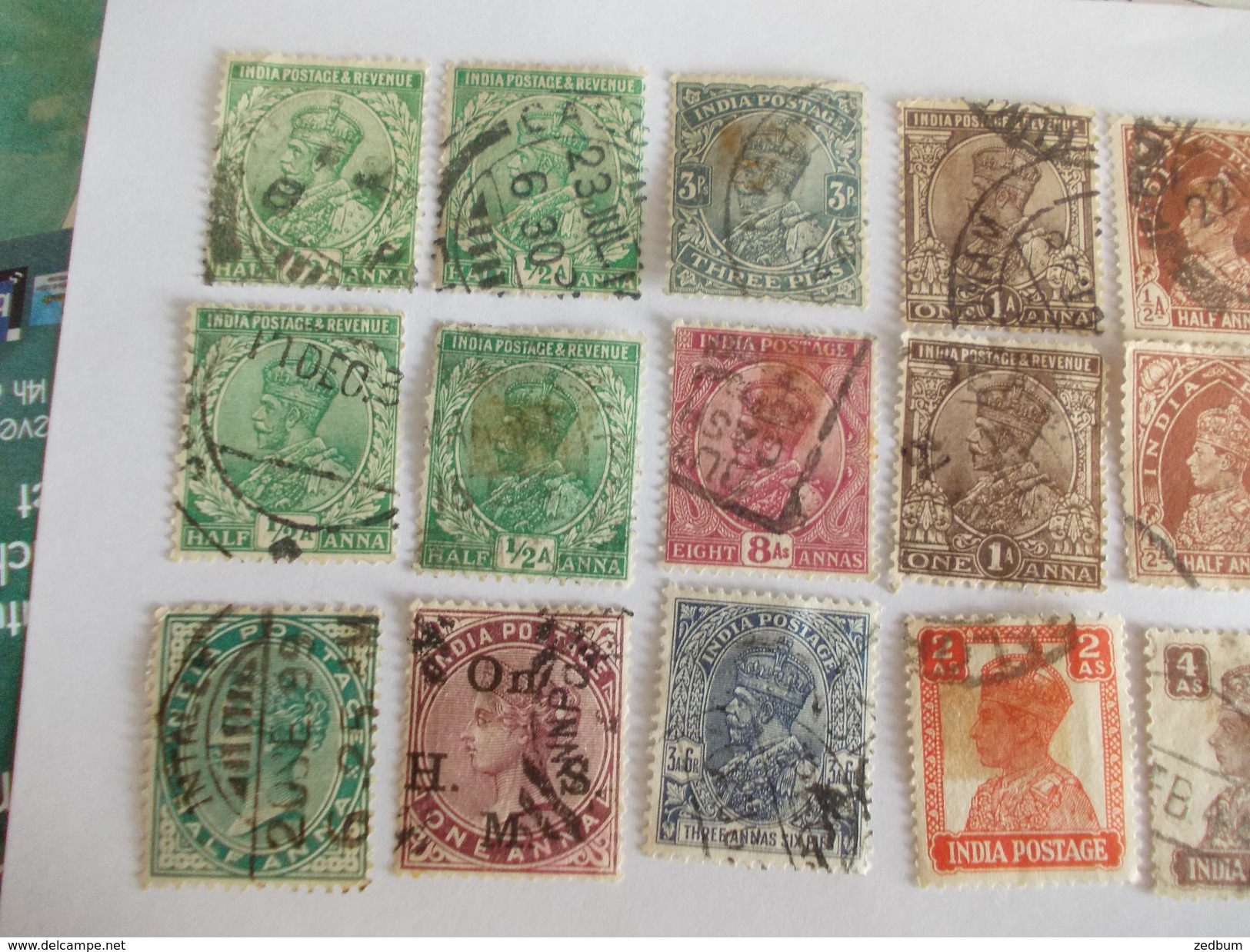 TIMBRE Inde India Valeur 7.15 &euro; - Other & Unclassified