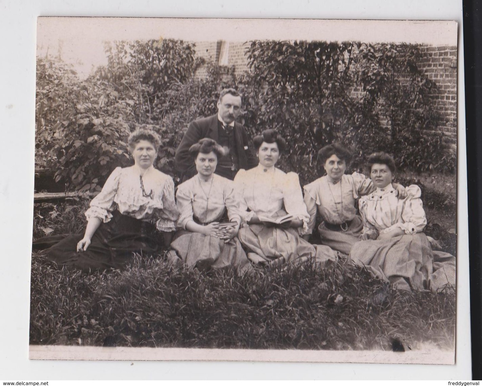 OBAIX-BUZET  FAMILLE JULES DESMARETS   CARTE PHOTO RECOUPEE FORMAT 11 X 9 - Pont-a-Celles