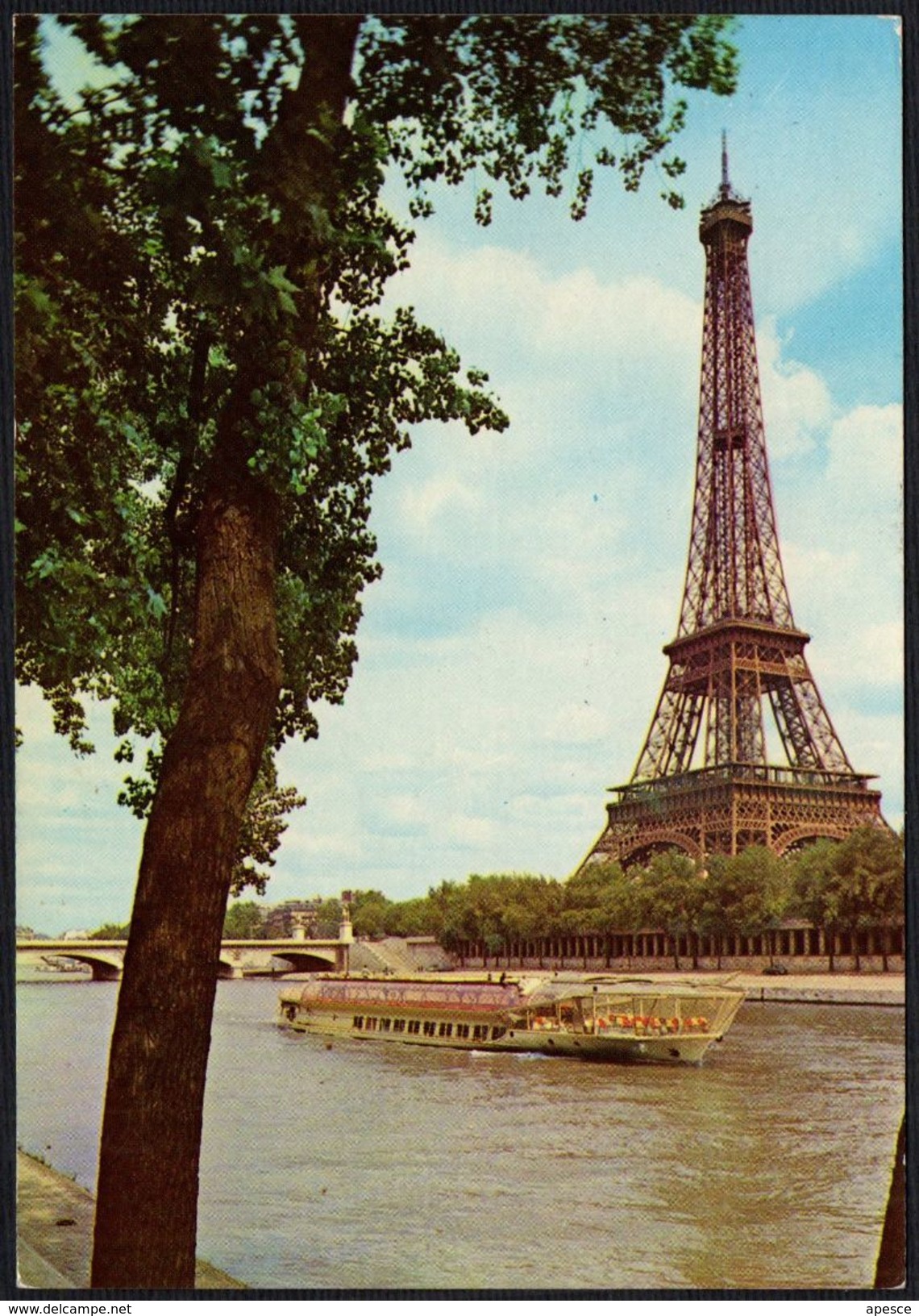 FRANCE PARIS 1981 - BOIRE OU CONDUIRE / IL FAUT CHOISIR - CARTE POSTALE TOUR EIFFEL - Sonstige & Ohne Zuordnung