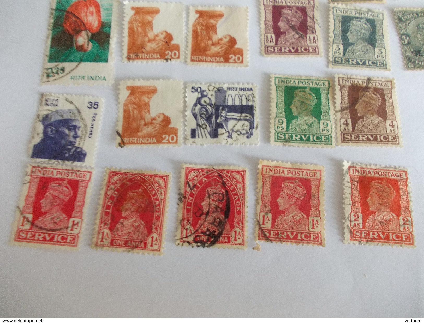 TIMBRE Inde India Valeur 6.40 &euro; - Used Stamps