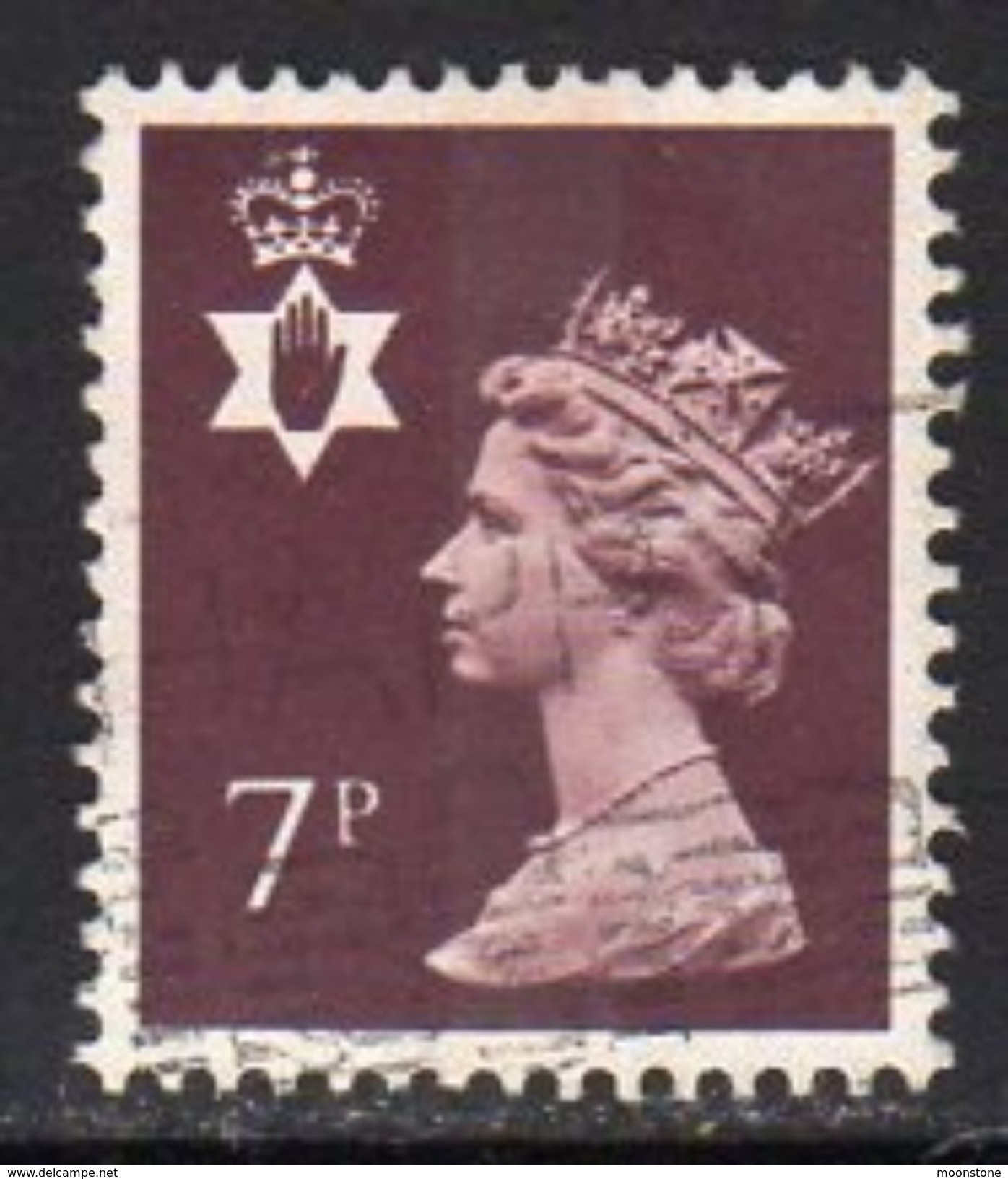 GB N. Ireland 1971-93 7p 1 Band Regional Machin, Used, SG 22 - Northern Ireland