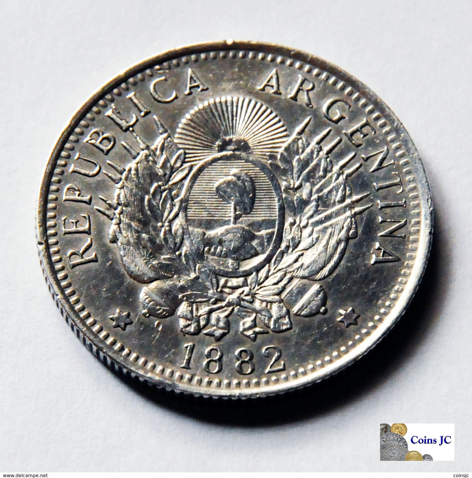 Argentina - 50 Centavos - 1882 - Argentina
