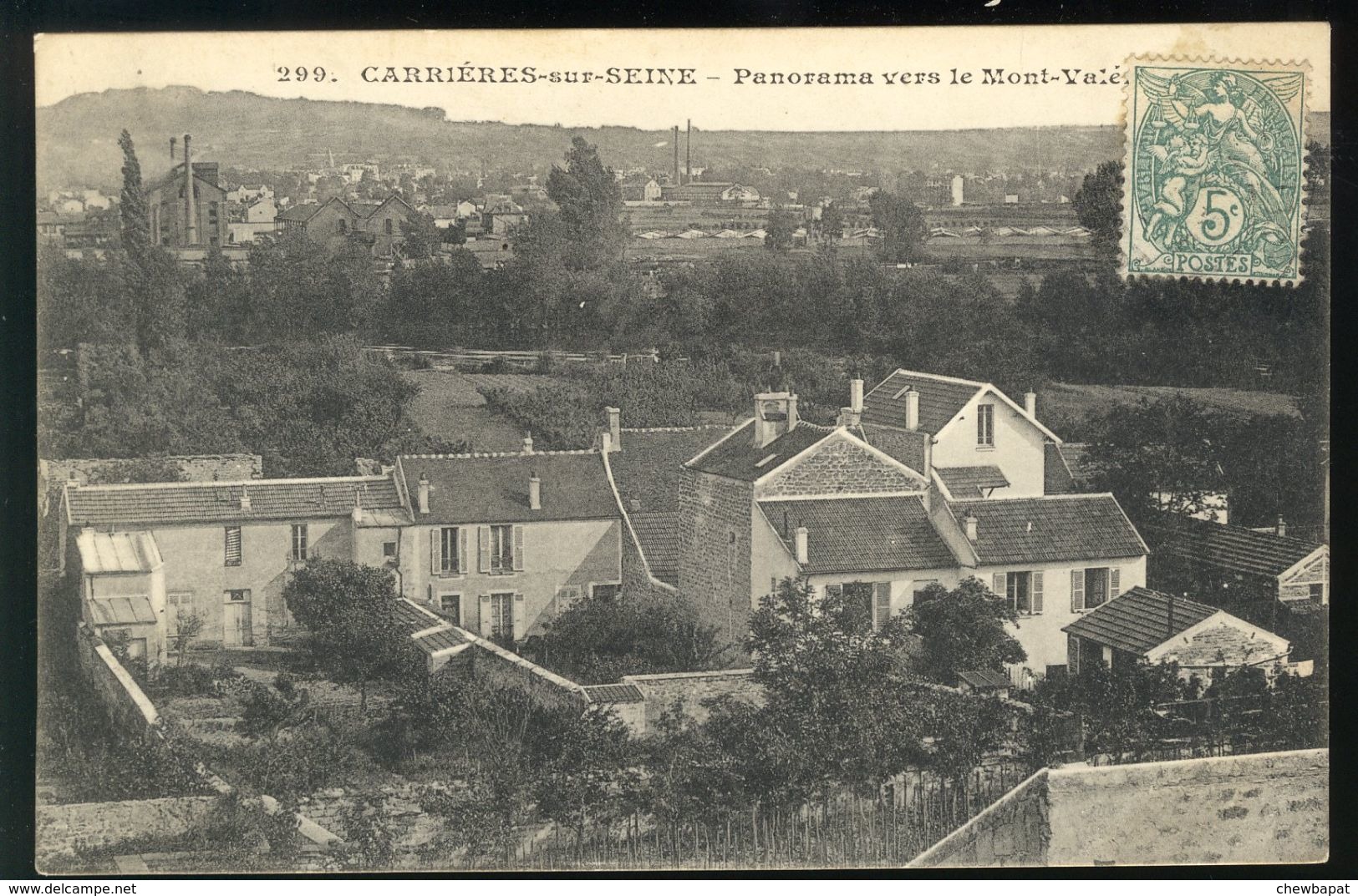 Carrières-sur-Seine - Panorama Vers Le Mont Valérien - Carrières-sur-Seine