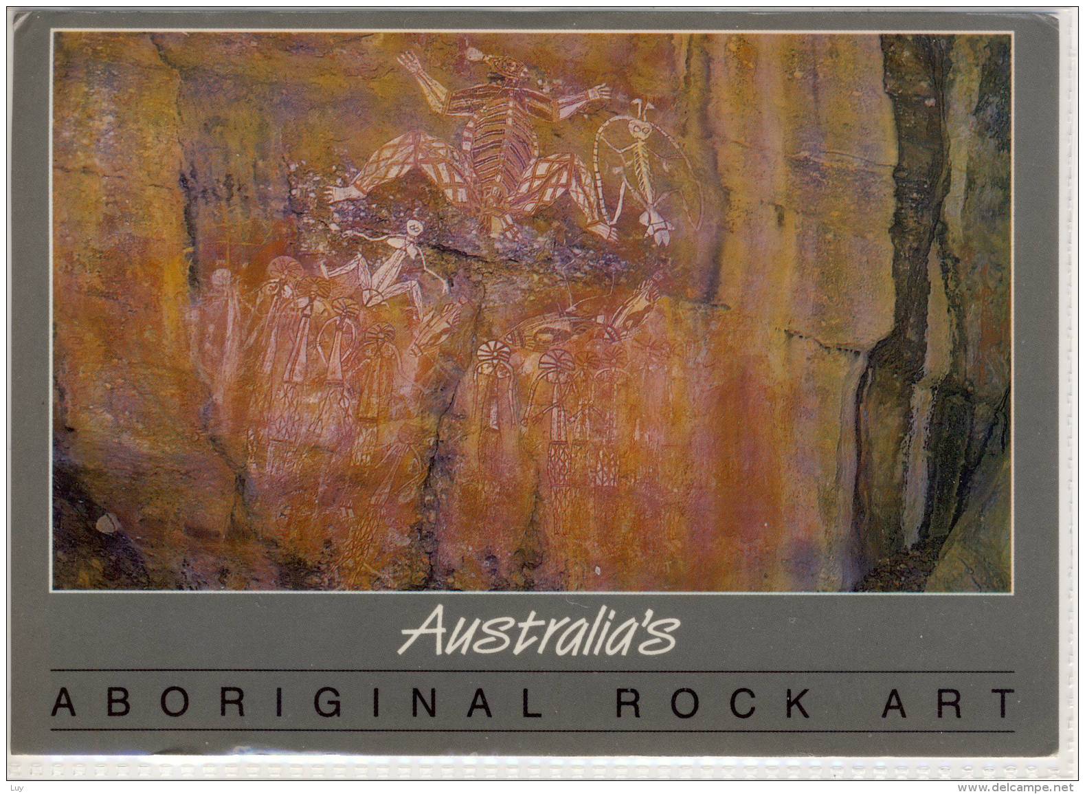 AUSTRALIAN's ABORIGINAL ROCK ART ; Large Format, Nice Stamp - Aborigènes