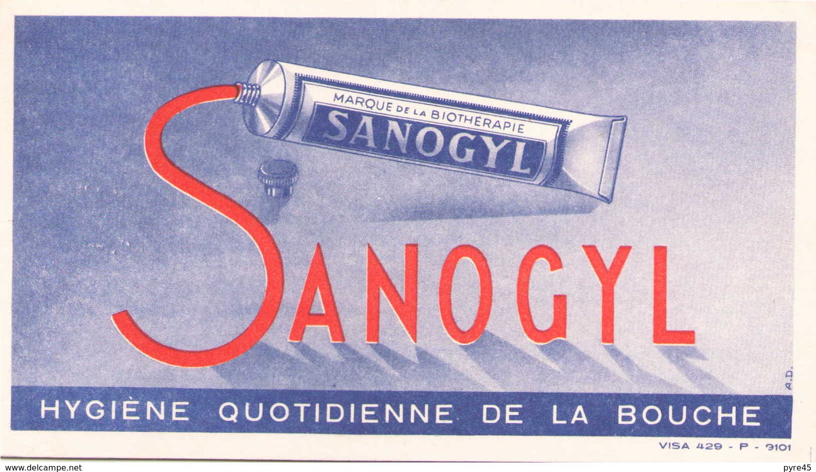 Buvard Sanogyl ( Pliure ) 21 Cm X 12 Cm - Parfums & Beauté