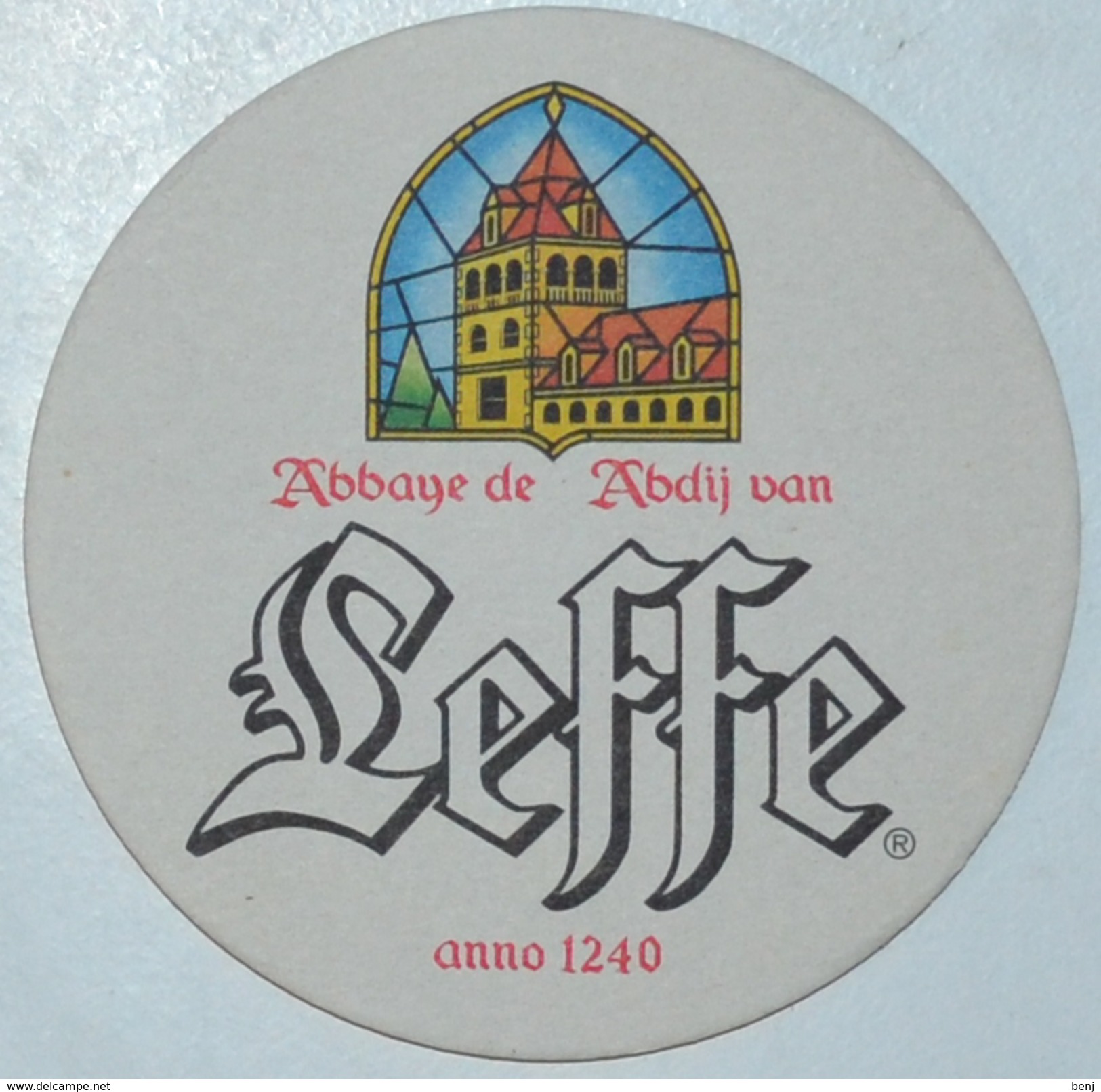 Sous-bock LEFFE Abbaye Abdij Bierdeckel Bierviltje Coaster (N) - Sous-bocks