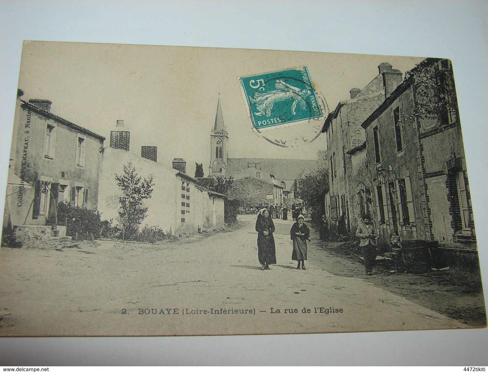 C.P.A.- Bouaye (44) - La Rue De L'Eglise - 1903 - SPL (K29) - Bouaye