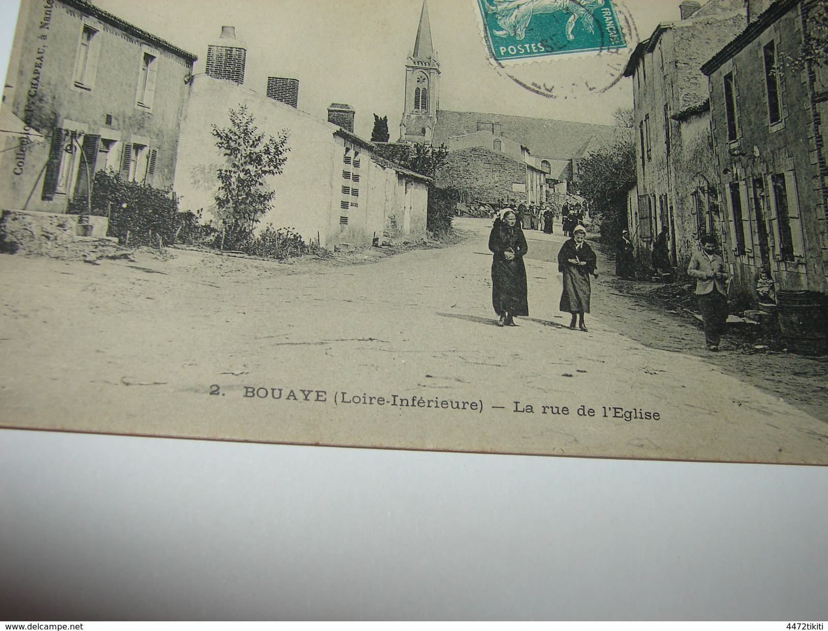 C.P.A.- Bouaye (44) - La Rue De L'Eglise - 1903 - SPL (K29) - Bouaye