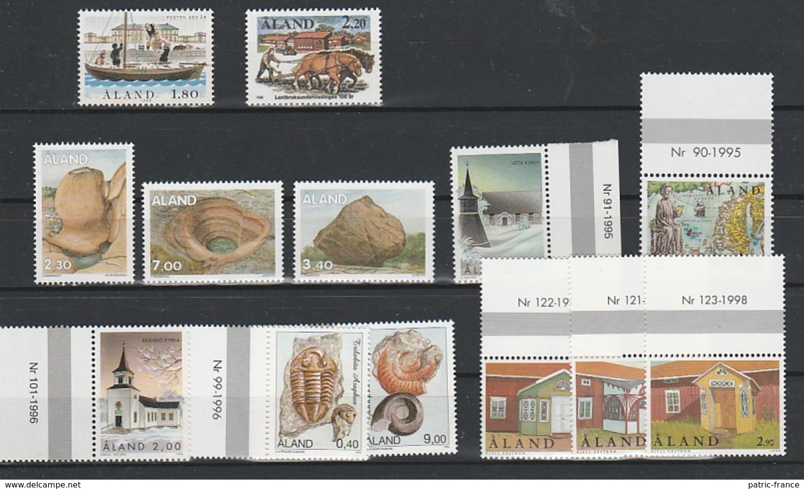 ALAND 1988 - 1998 Lot Timbres Neufs** YV26 - 27 - 92/94 - 105 - 106 - 117 - 118/9 - 146/8 - Aland