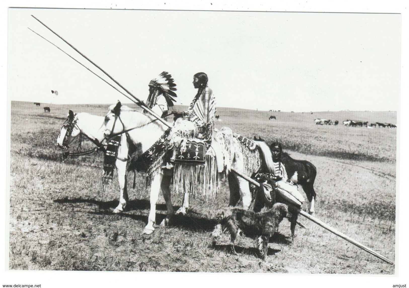 Indiens // Indiens De L'Amérique Du Nord // Blackfoot Family - Indiens D'Amérique Du Nord